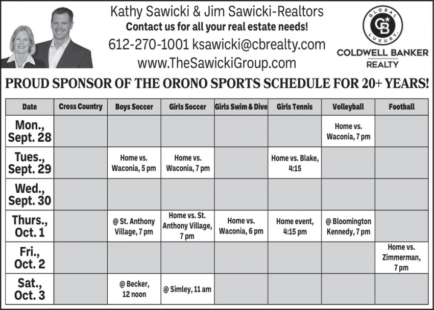 Kathy Sawicki & Jim Sawicki - Coldwell Banker