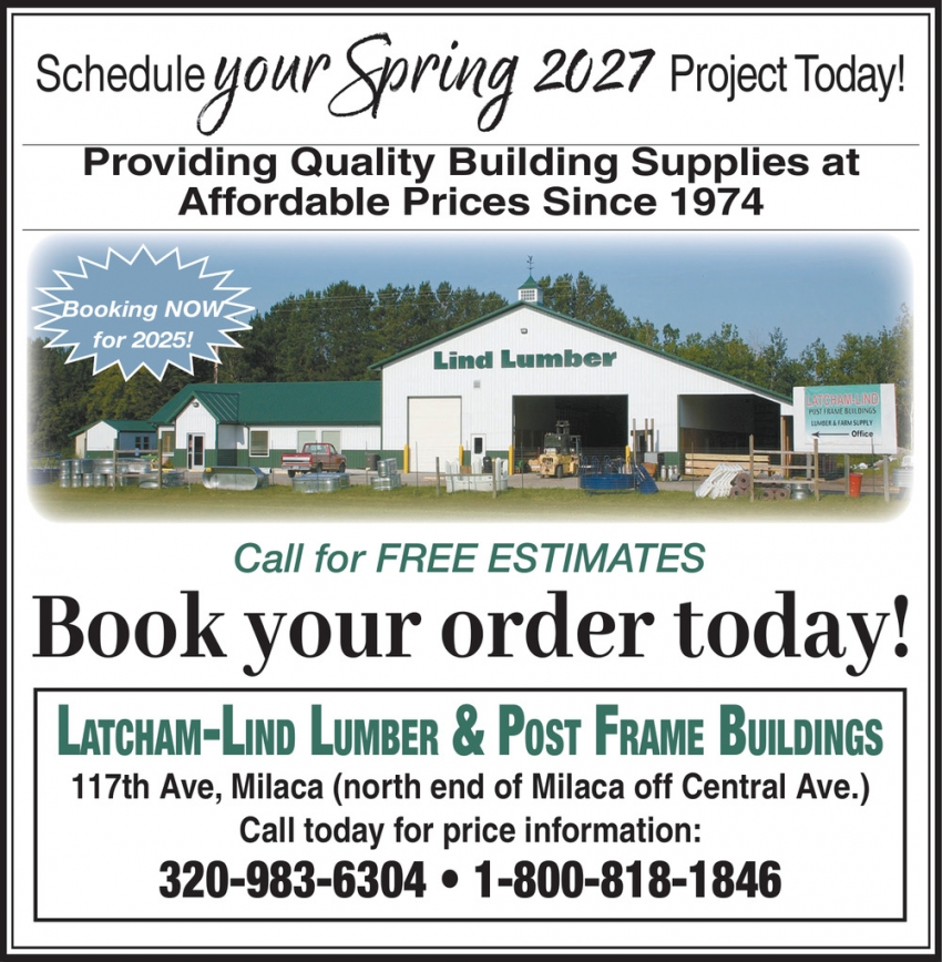 Latcham-Lind Lumber & Post Frame Buildings