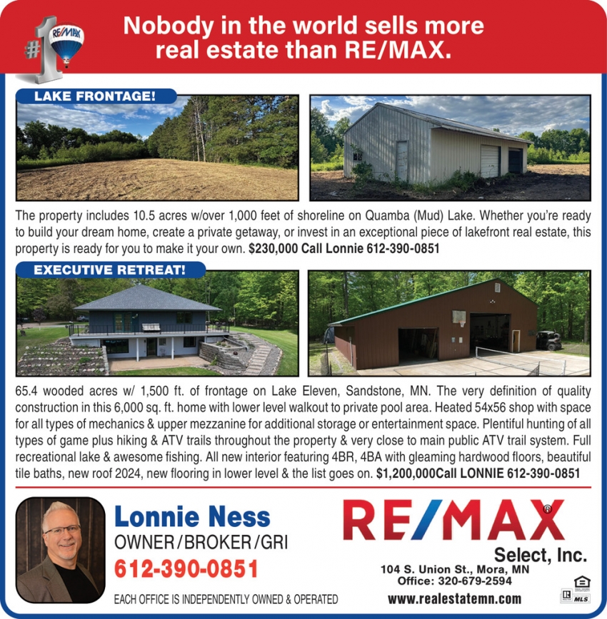 Lonnie Ness - Re/Max Select, Inc