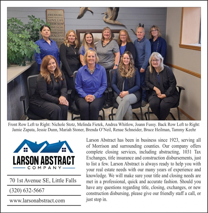 Larson Abstract Company