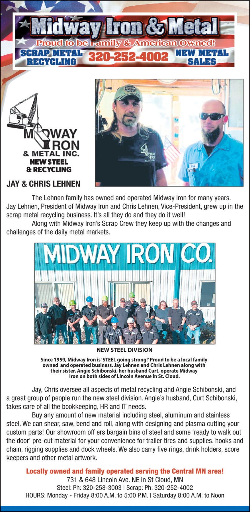 Midway Iron & Metal Inc