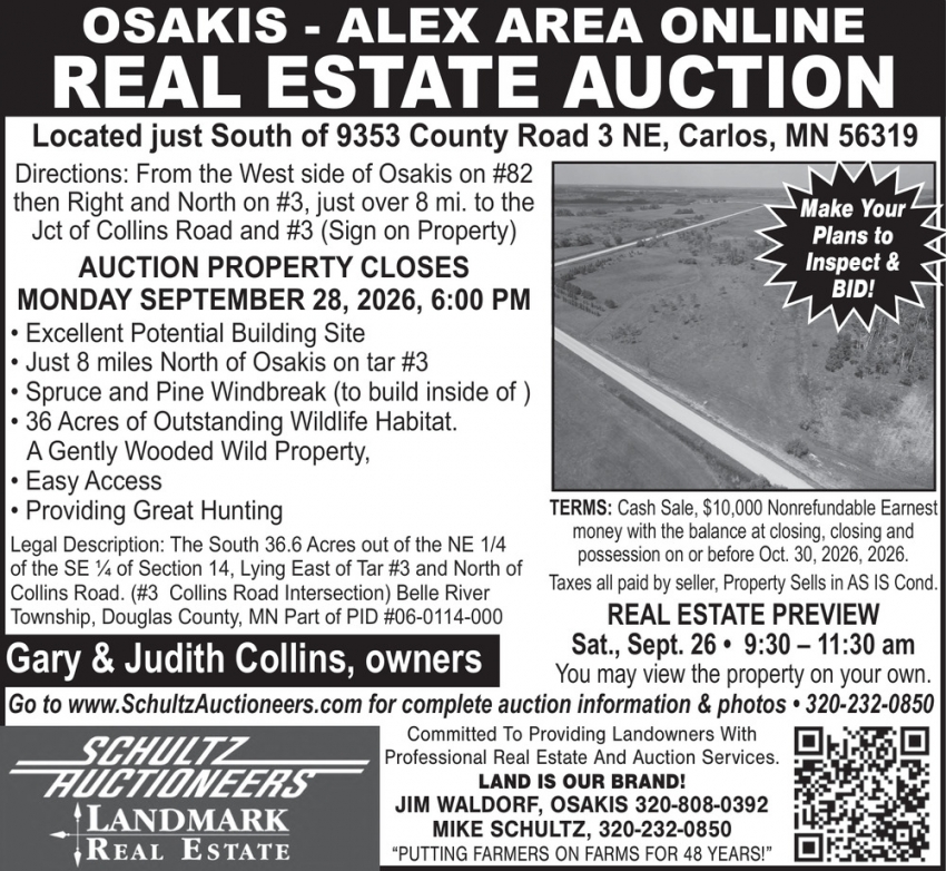 Schultz Auctioneers - Landmark Realty