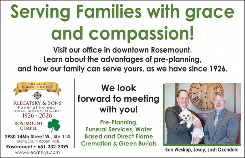 Klecatsky & Sons Funeral Homes - Rosemount Chapel