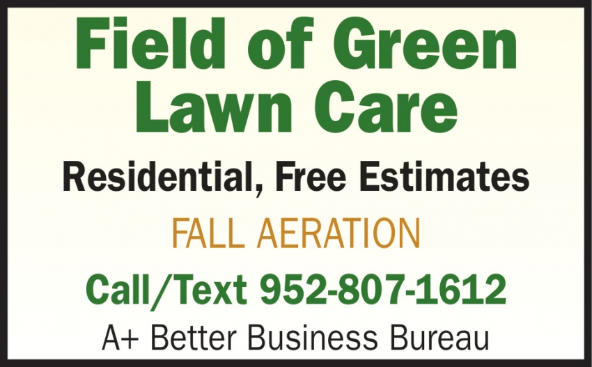 Field Of Green Lawn Care, Inc.