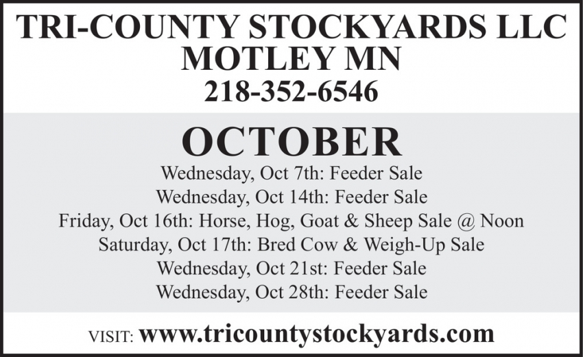 Tri-County Stockyards, LLC