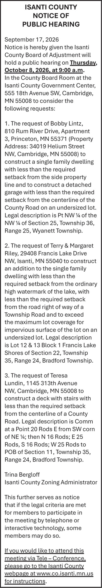 Isanti County
