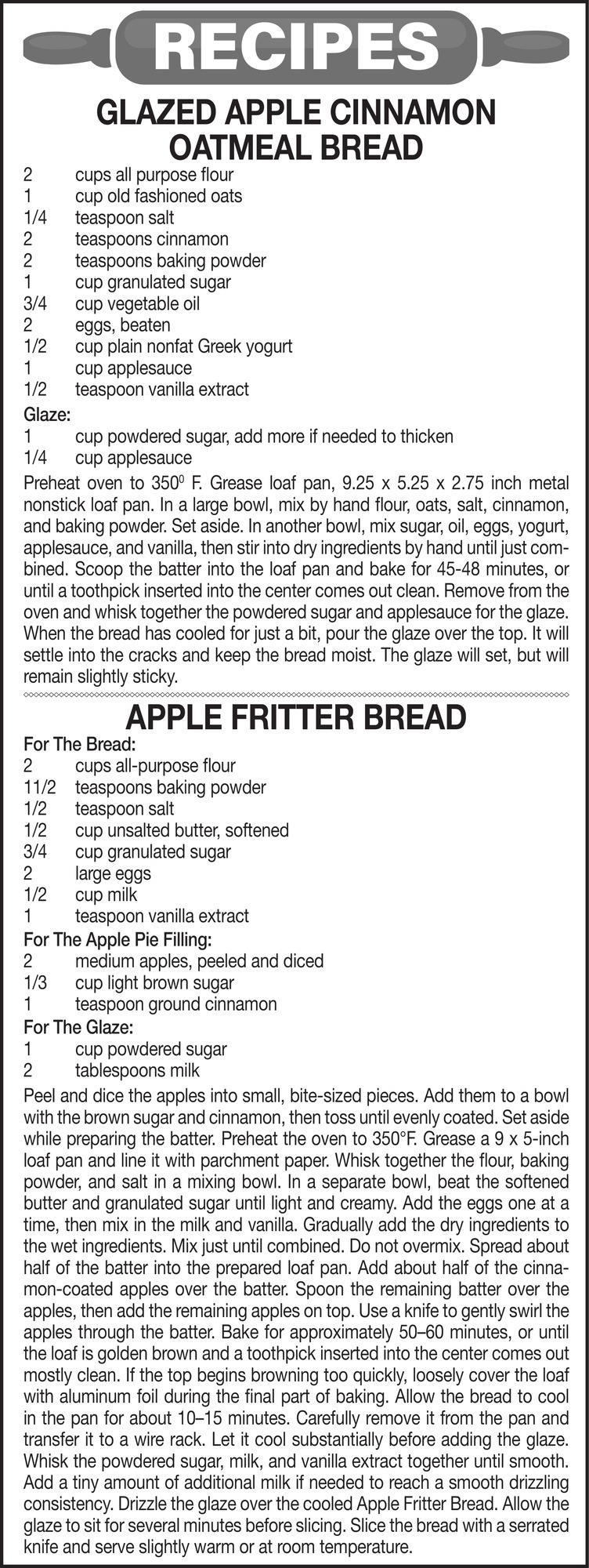 Recipes