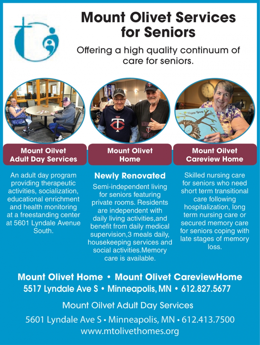 Mount Olivet Services for Children & seniors