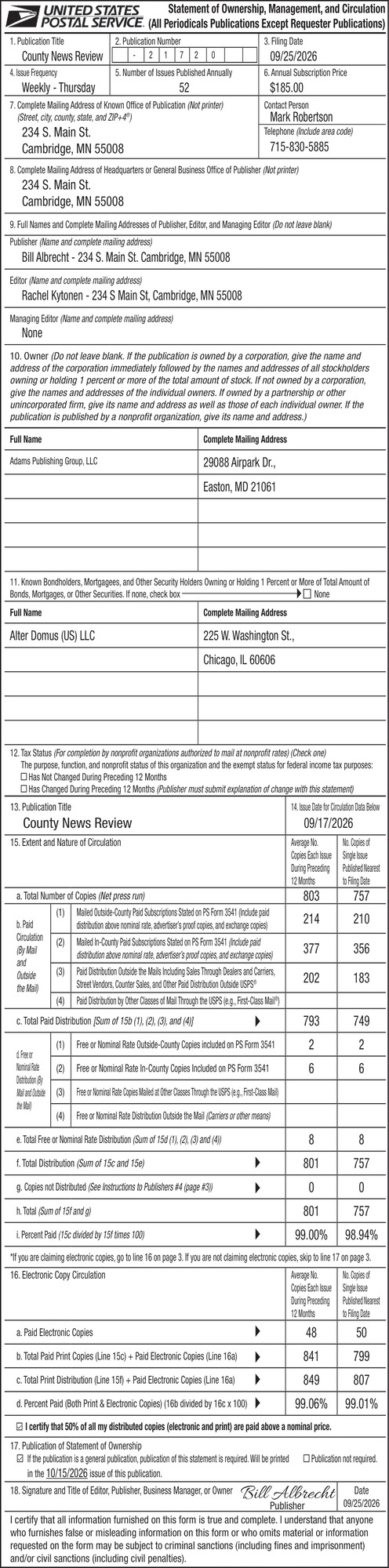 County News Review