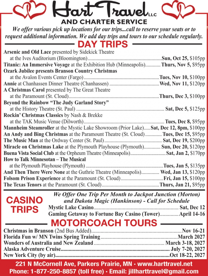 Hart Travel And Charter Service