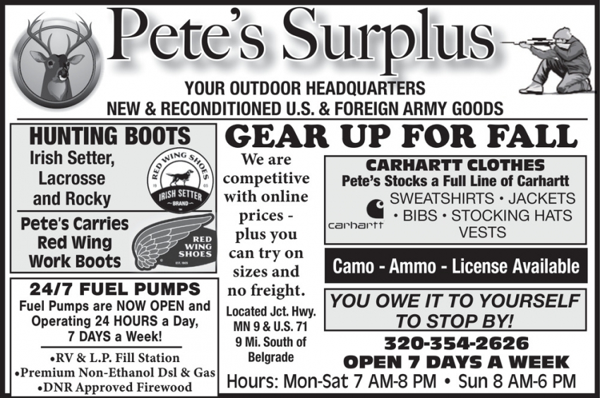 Pete's Surplus