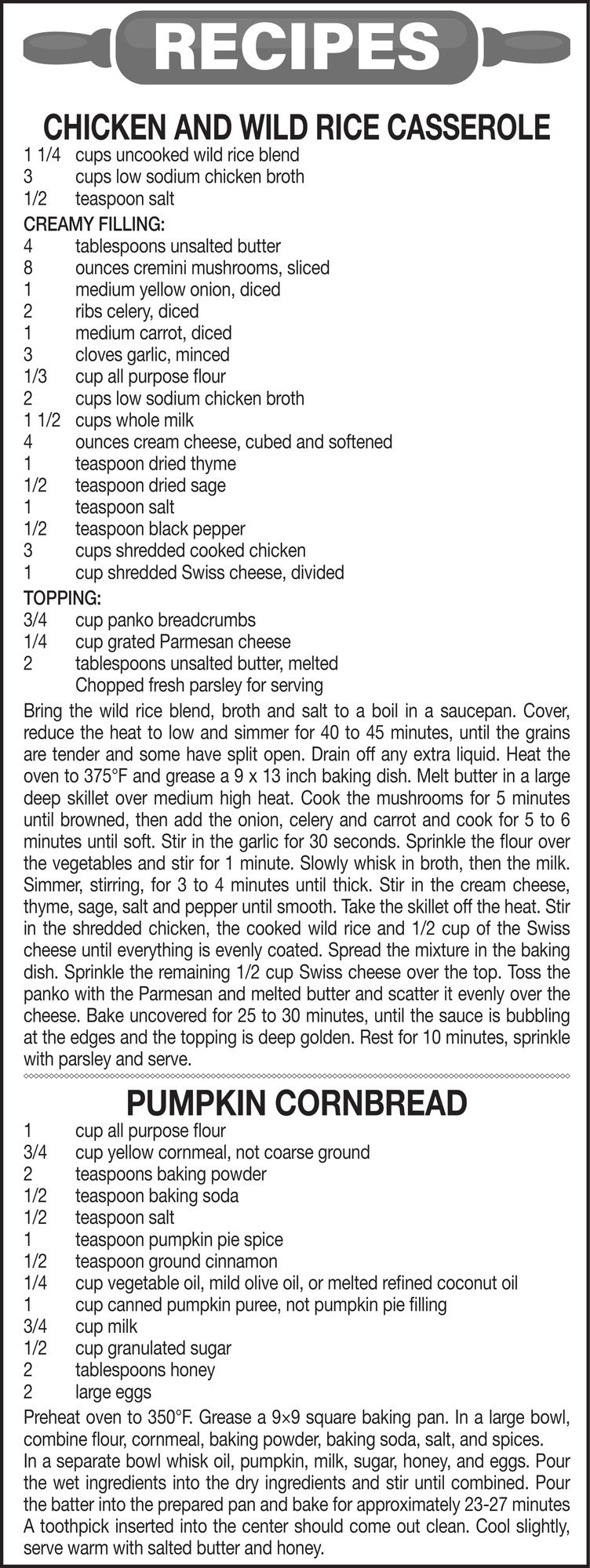 Recipes