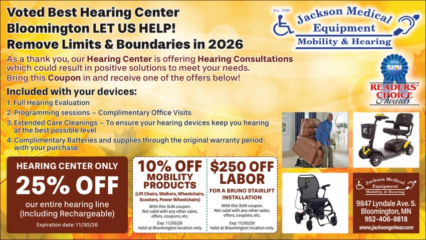 Jackson Medical Equipment Mobility & Hearing