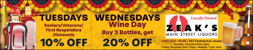 Zeak's Main Street Liquors