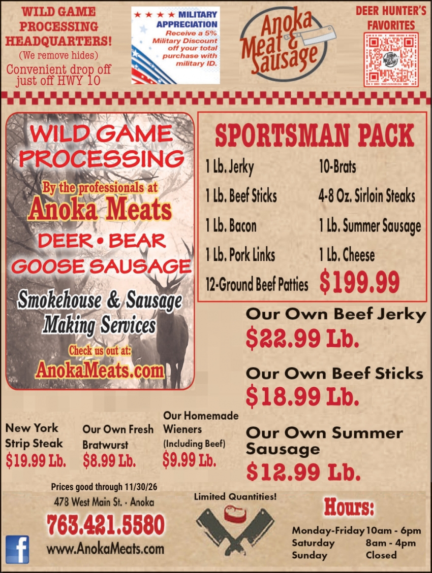 Anoka Meat & Sausages