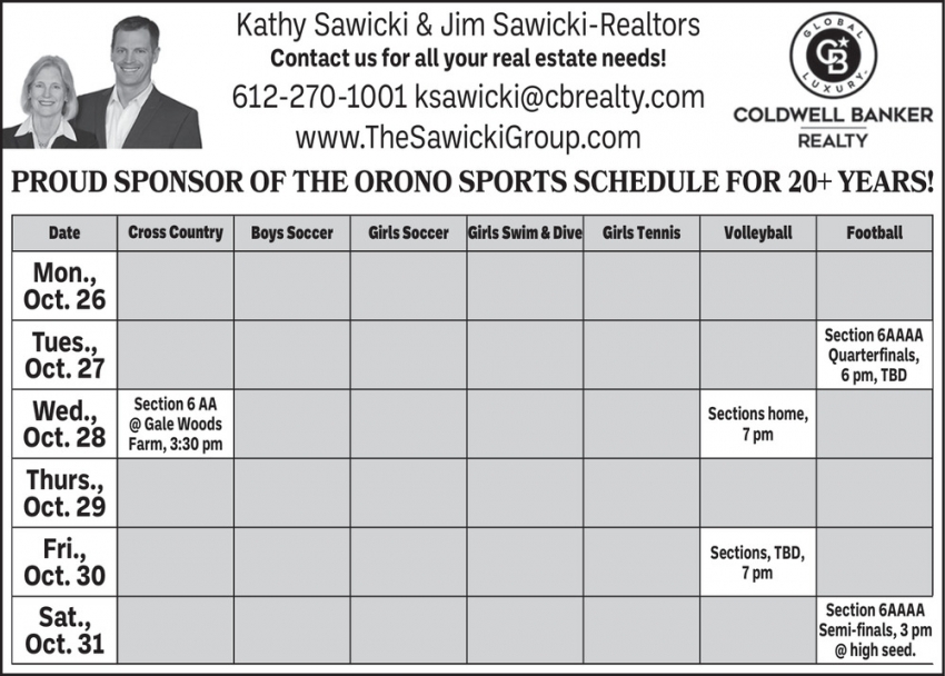 Kathy Sawicki & Jim Sawicki - Coldwell Banker