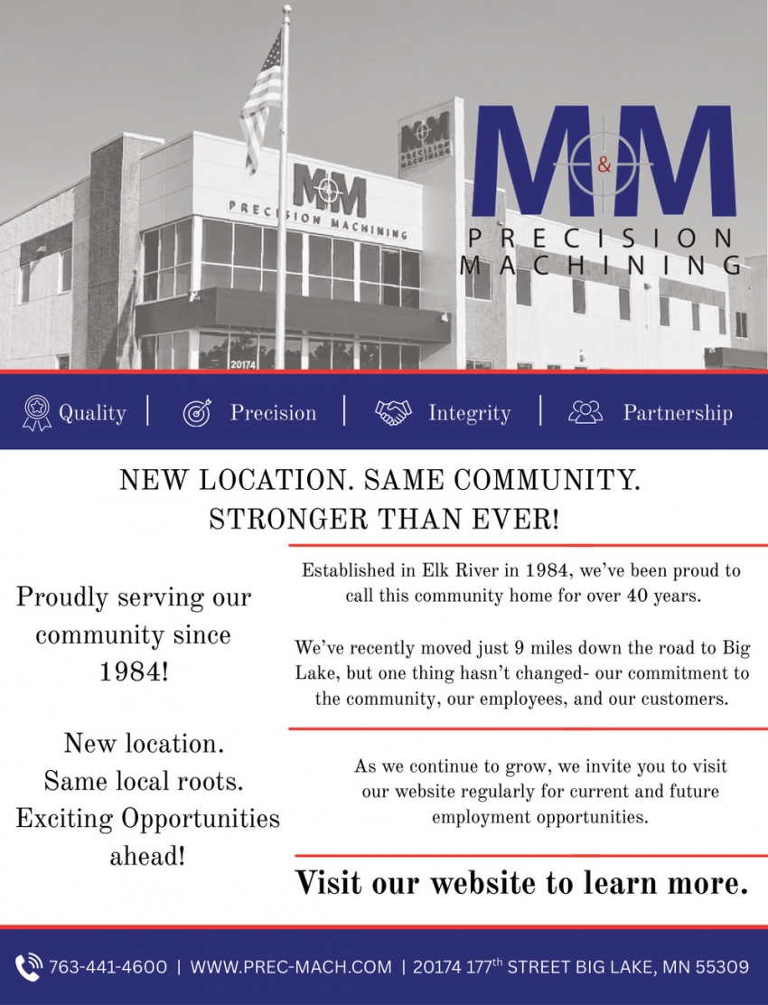 M&M Precision Machining, Inc