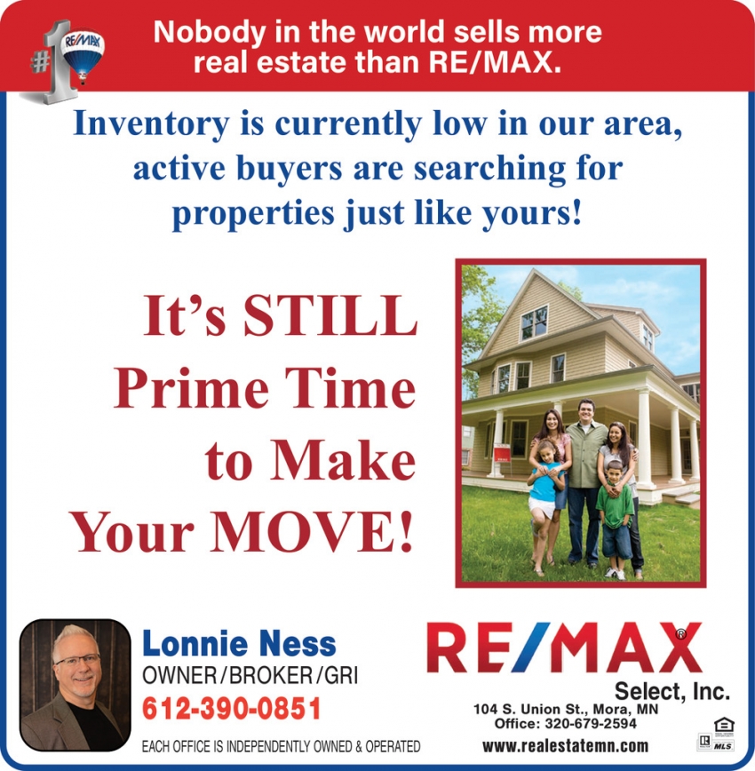 Lonnie Ness - Re/Max Select, Inc