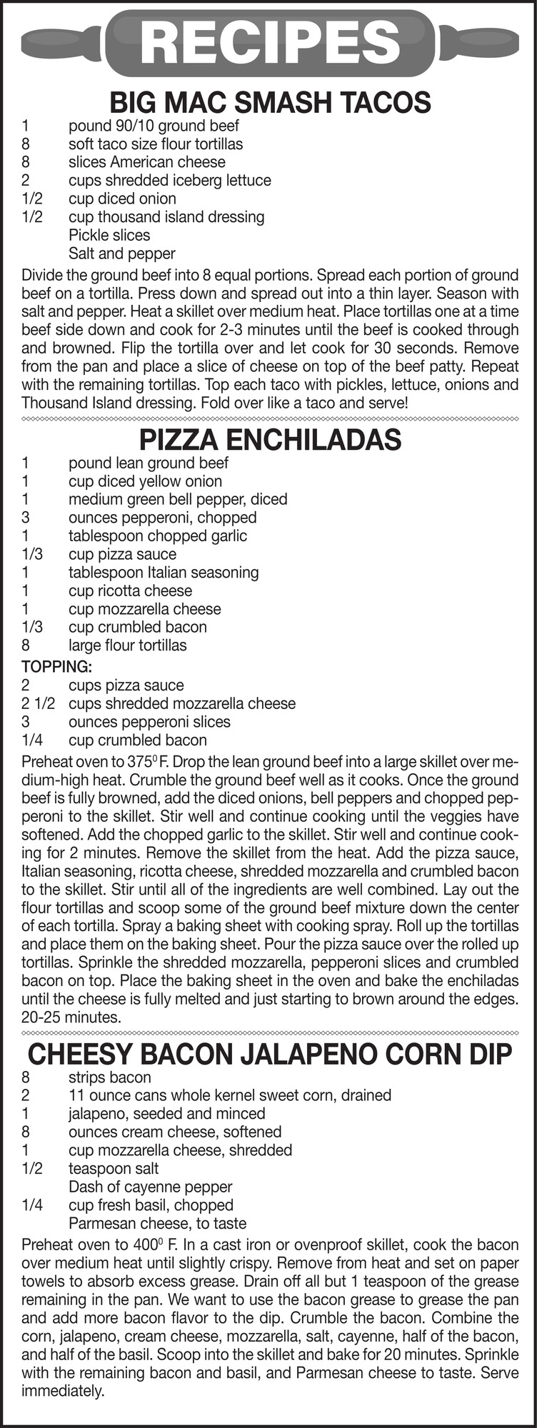 Recipes