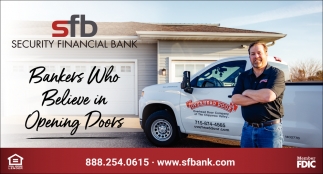 Bankers Who Believe In You Security Financial Bank Ladysmith WI