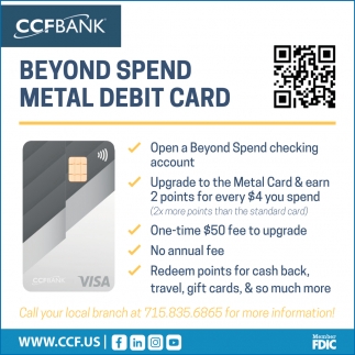 Beyond Spend Metal Debit Card