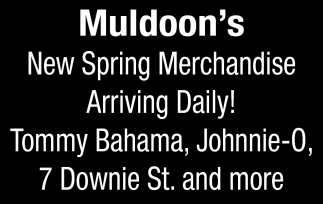 New Spring Merchandise Arriving Daily