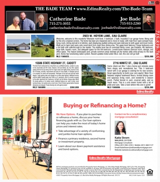Buying or Refinancing a Home?
