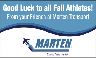 Good Luck To All Fall Athletes