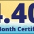 4.40% APY 12-Month Certificate