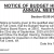 Notice of Budget Hearing and Annual Meeting