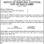 Notice of Municipal Election