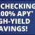 Get Checking + 3.00% APY*