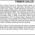 Timber Sales