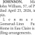 Micheal John William Johnson