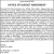 Notice of Budget Amendment