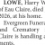 Harry W. Lowe