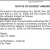 Notice of Budget Amendment