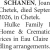 Schanen, Joan, 89, of Chetek, died