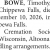 Timothy Bowe