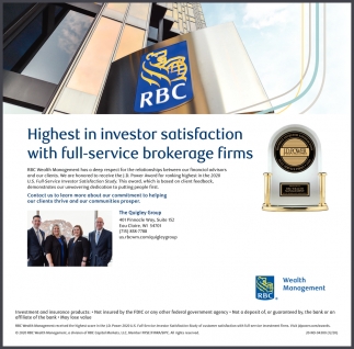 Highest In Investor Satisfaction With Full-Service Brokerage Firms