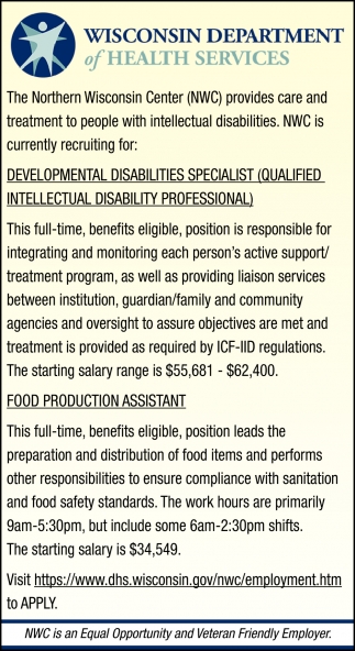 Developmental Disabilities Specialist