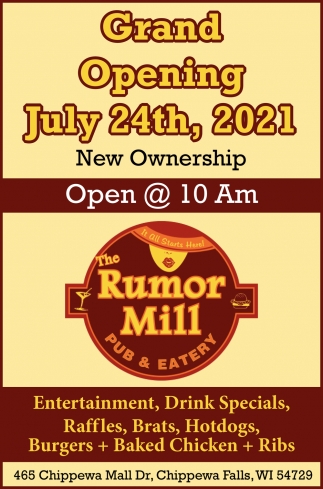 Grand Opening July 24th, 2021