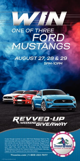 Win One Of Three Ford Mustang