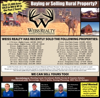 Buying Or Selling Rural Property?