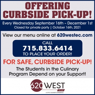 Offering Curbside Pick-Up