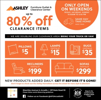 80% OFF Clearance Items