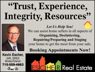 Trust, Experience, Integrity, Resources