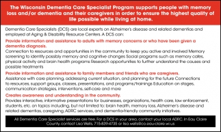Dementia Care Specialist Program