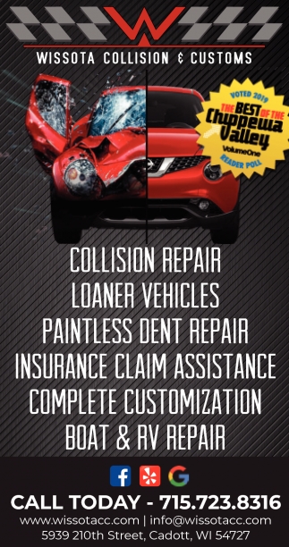 Collission Repair, Loaner Vehicles, Paintless Dent Repair