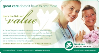 Great Care Doesn't Have to Cost More